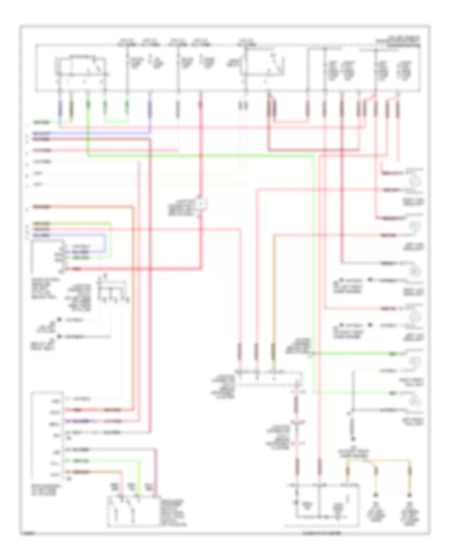 Headlights Wiring Diagram, without DRL (2 of 2) for Toyota 4Runner Limited 2005