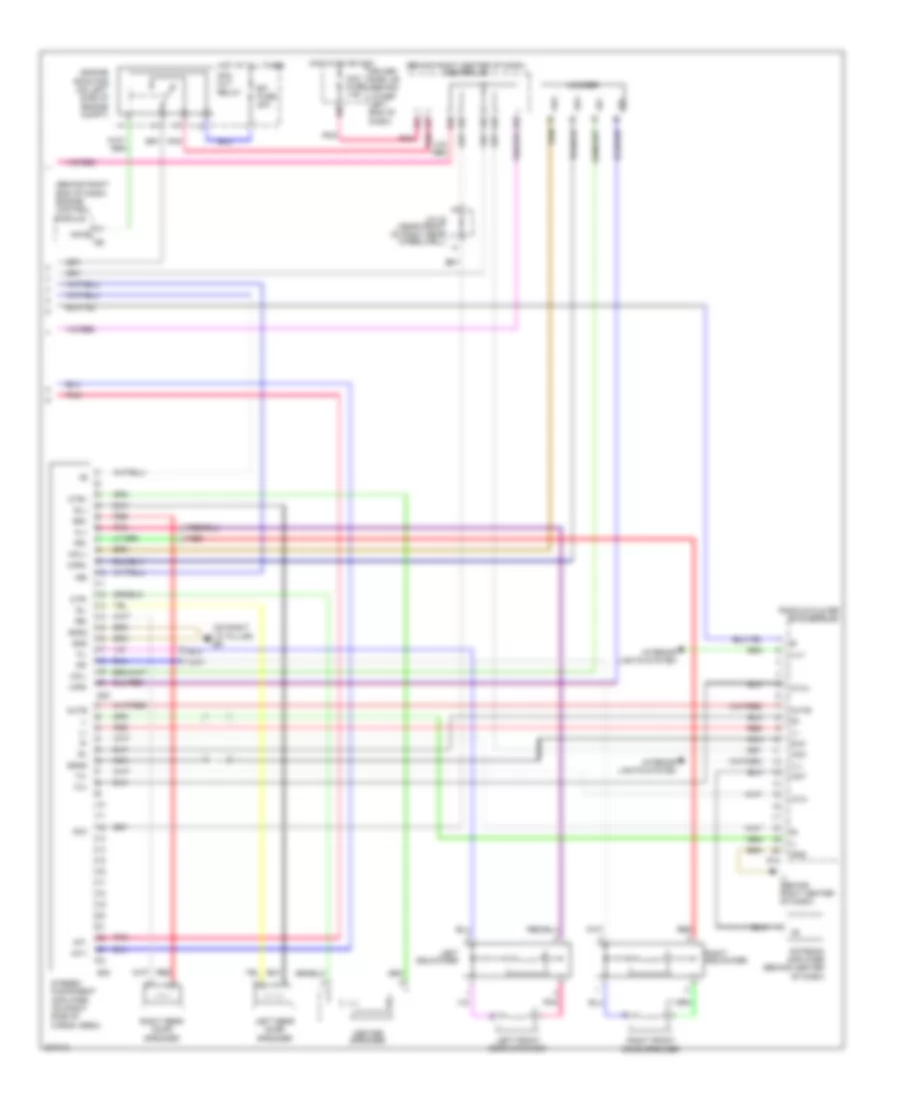 10-Speaker System Wiring Diagram, with Navigation (2 of 2) for Toyota 4Runner Limited 2005