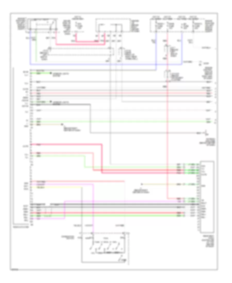 10-Speaker System Wiring Diagram, without Navigation (1 of 2) for Toyota 4Runner Limited 2005