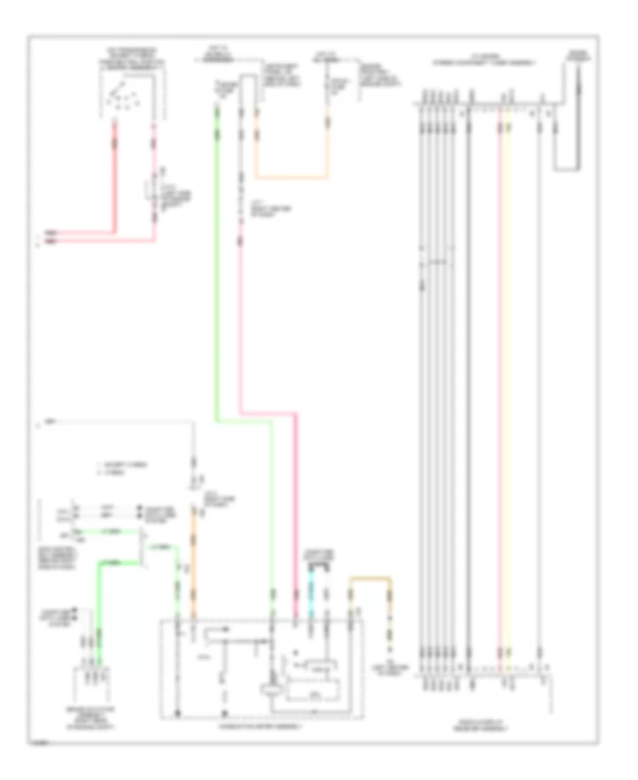 6-Speaker System Wiring Diagram, without Navigation (4 of 4) for Toyota Highlander Limited 2014