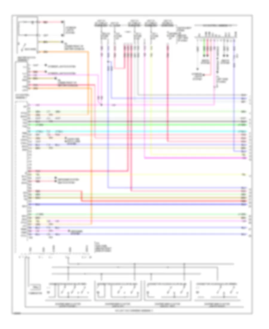 Automatic AC Wiring Diagram, Hybrid (1 of 4) for Toyota Highlander Limited 2014