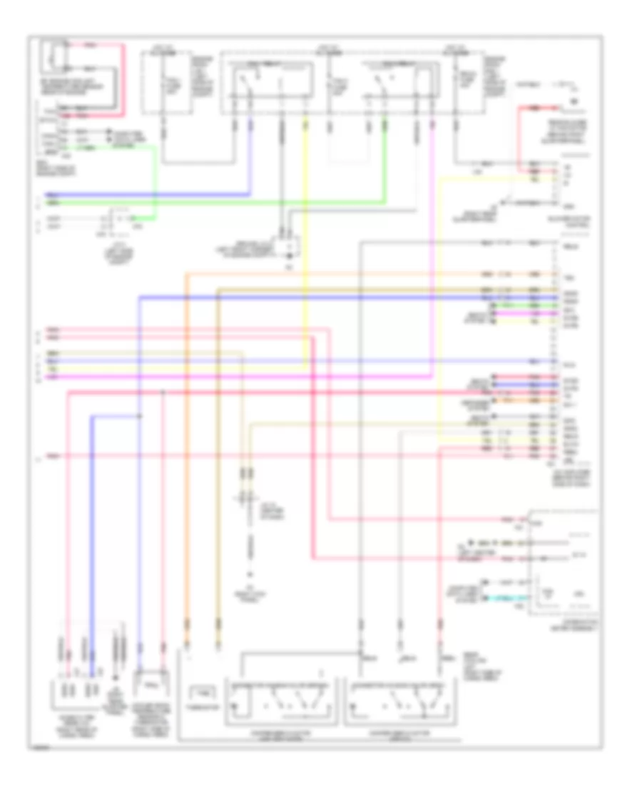 Automatic AC Wiring Diagram, Hybrid (4 of 4) for Toyota Highlander Limited 2014