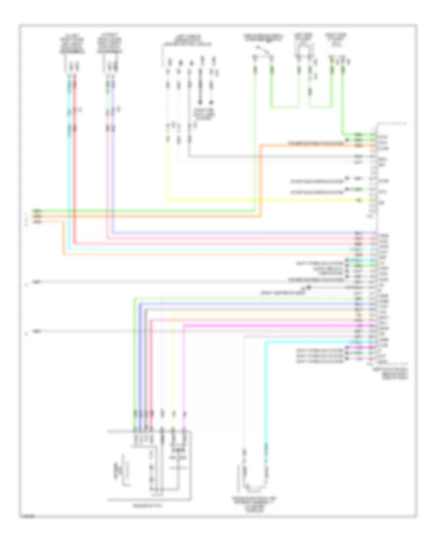 Forced Entry Wiring Diagram, Except Hybrid with Smart Key System (5 of 5) for Toyota Highlander Limited 2014