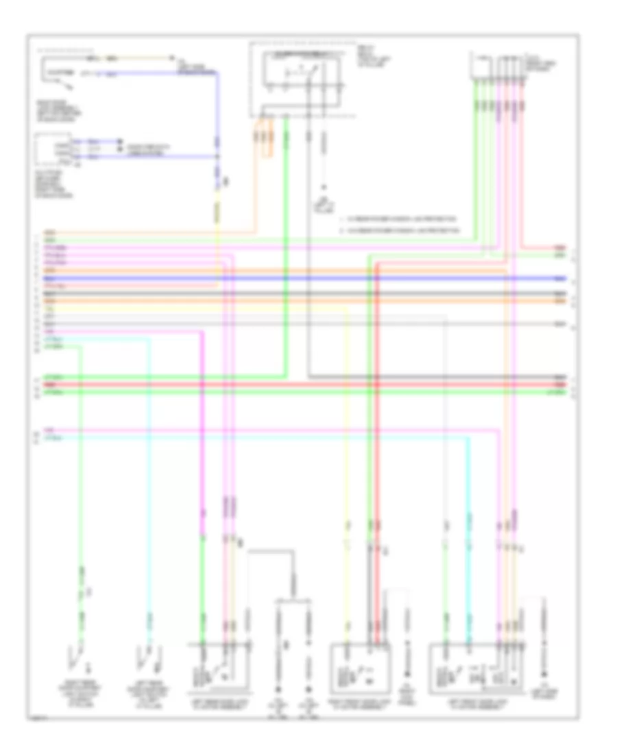 Forced Entry Wiring Diagram, Hybrid (2 of 5) for Toyota Highlander Limited 2014