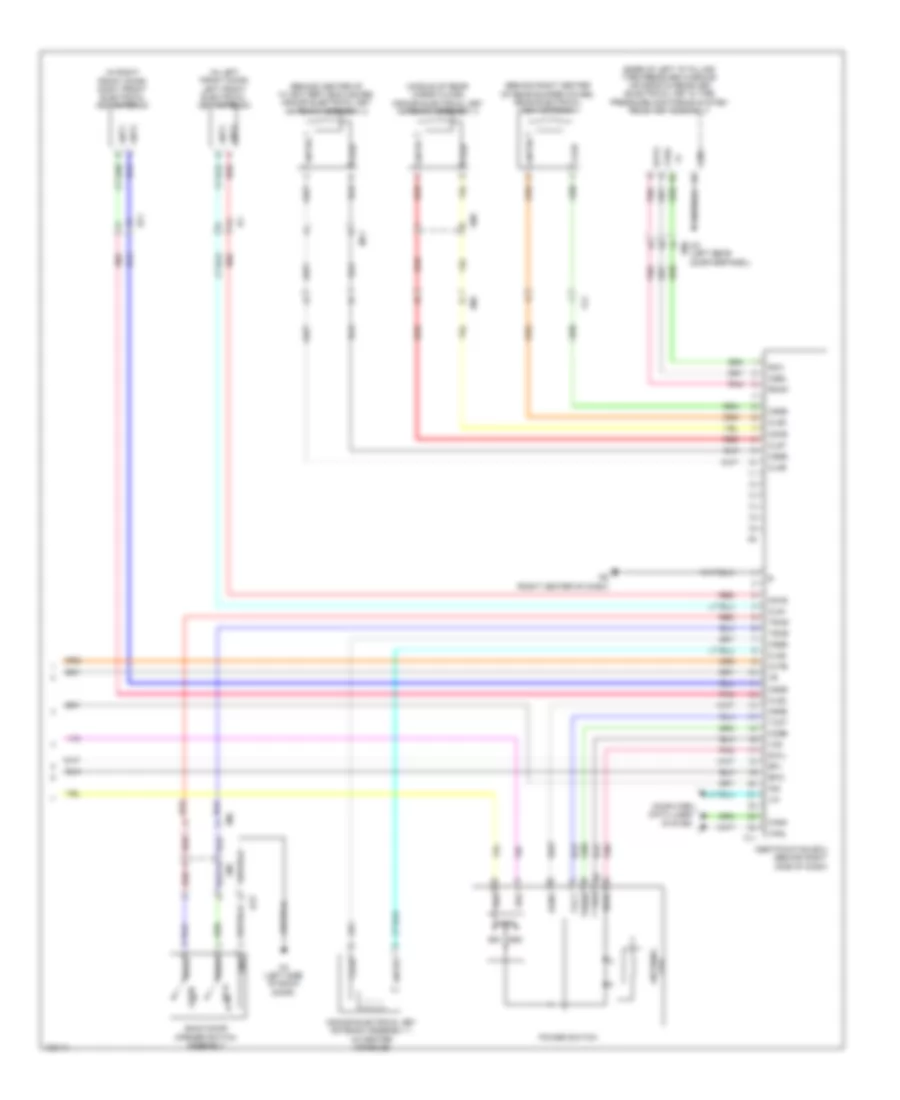 Forced Entry Wiring Diagram, Hybrid (5 of 5) for Toyota Highlander Limited 2014