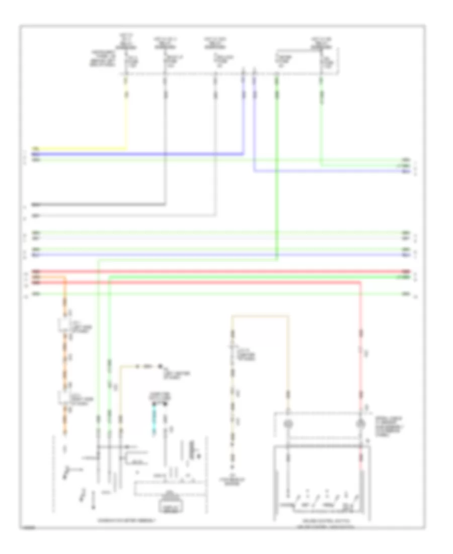 Cruise Control Wiring Diagram, Except Hybrid (2 of 3) for Toyota Highlander Limited 2014