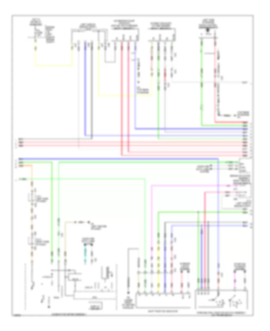 2.7L, Engine Performance Wiring Diagram (3 of 5) for Toyota Highlander Limited 2014