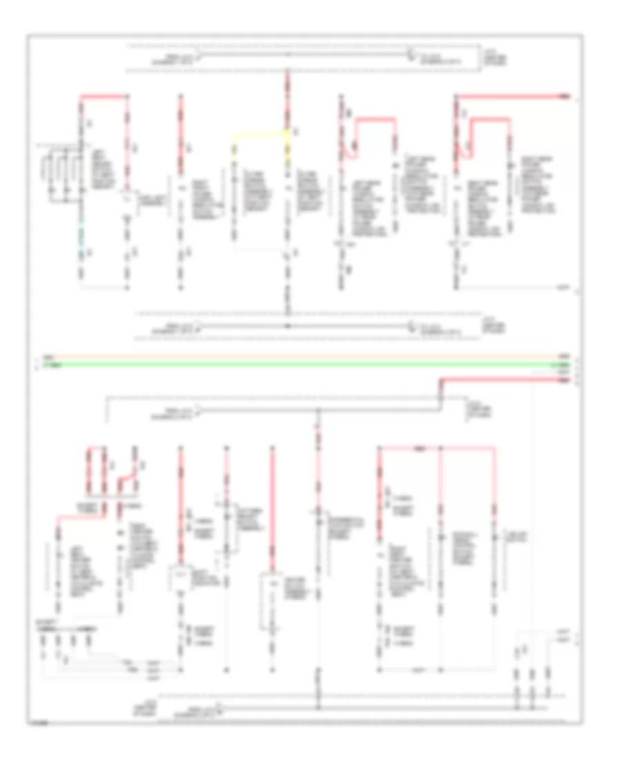 Instrument Illumination Wiring Diagram (2 of 3) for Toyota Highlander Limited 2014