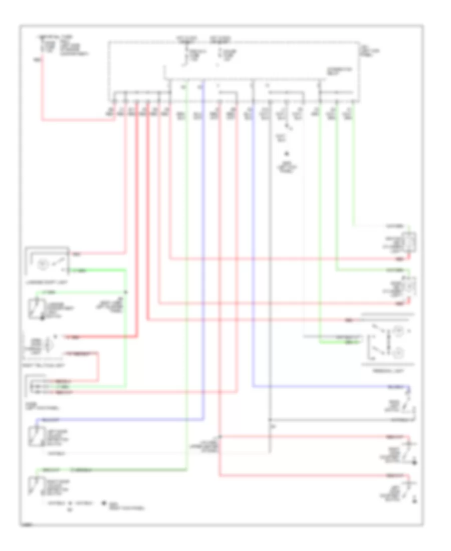 Courtesy Lamp Wiring Diagram for Toyota Supra 1996