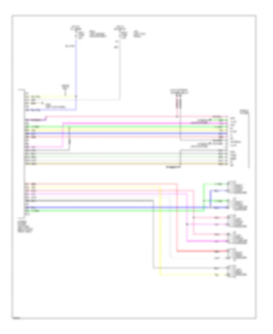 Radio Wiring Diagrams with Amplifier for Toyota Supra 1996