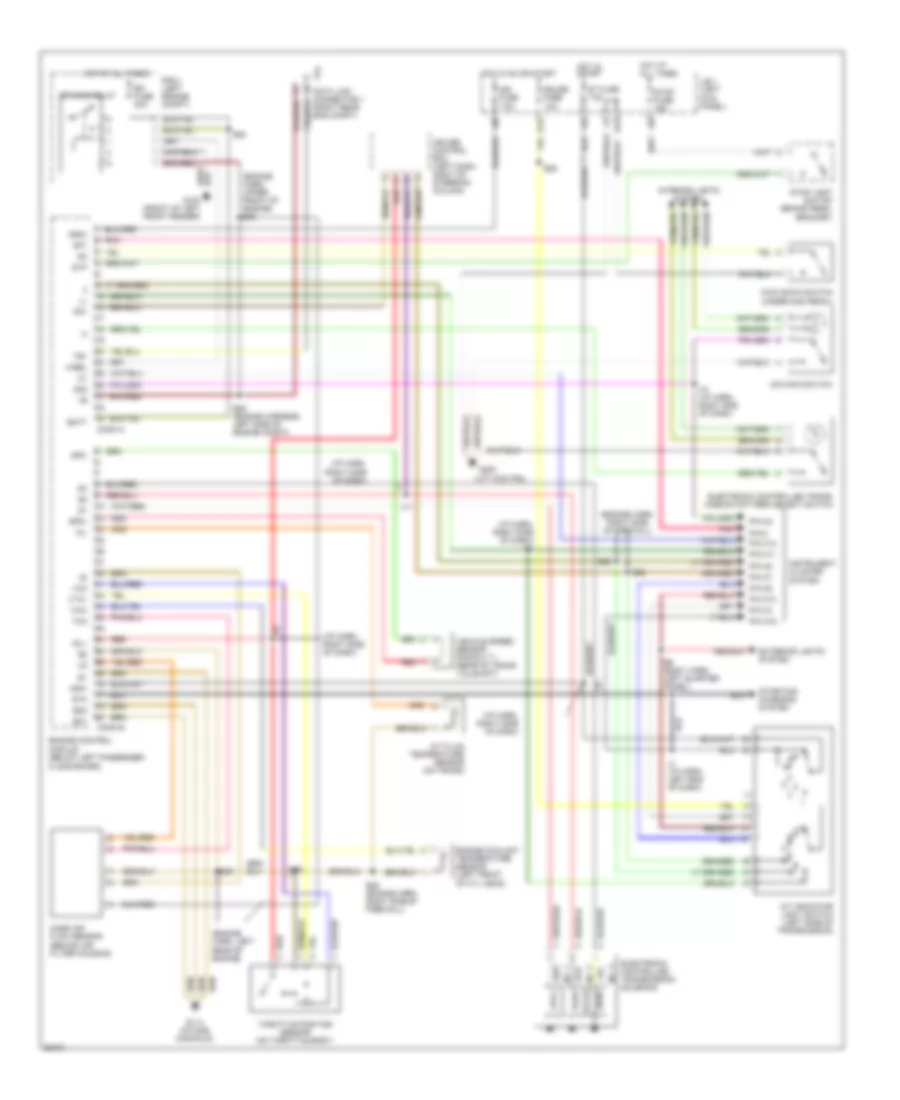 3 0L Non Turbo Transmission Wiring Diagram for Toyota Supra 1996