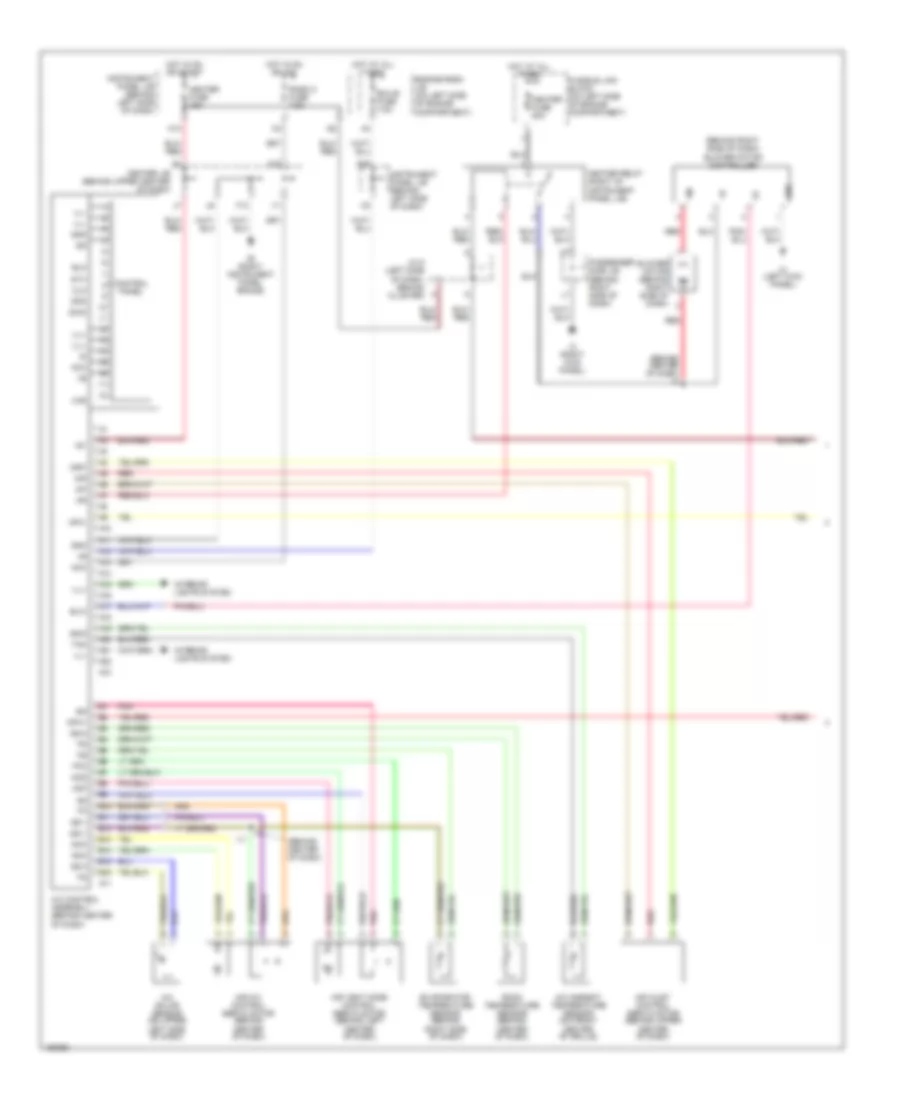 3 0L Automatic A C Wiring Diagram 1 of 2 for Toyota Highlander 2002