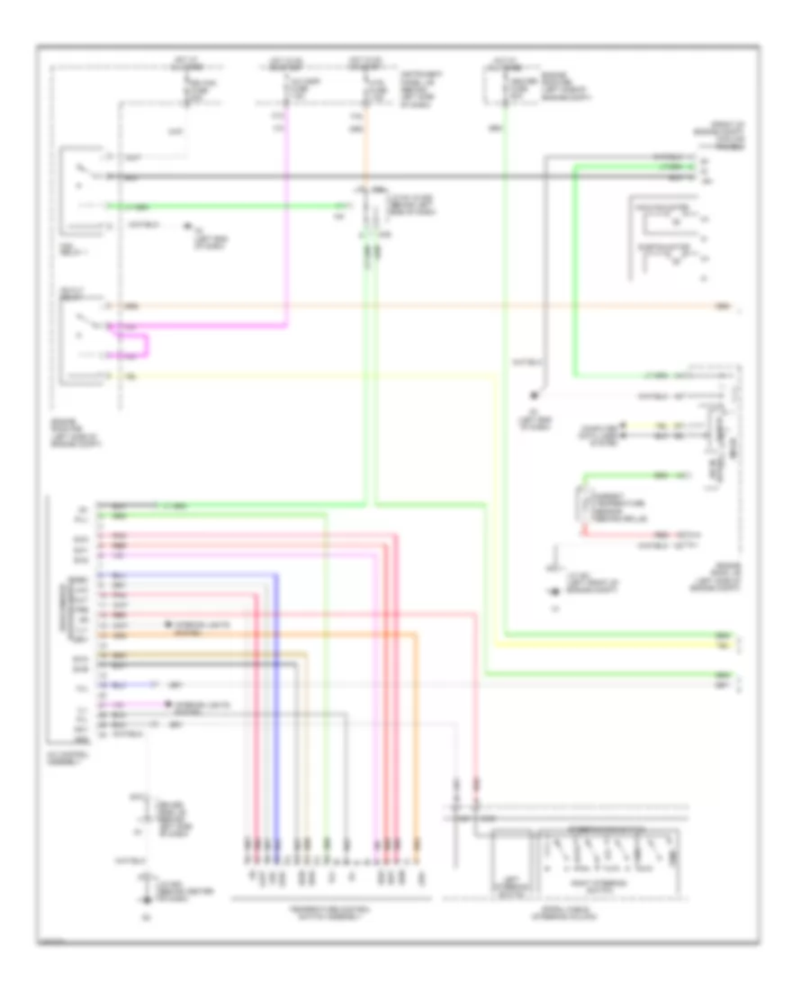 Automatic AC Wiring Diagram (1 of 2) for Toyota Avalon XLS 2010
