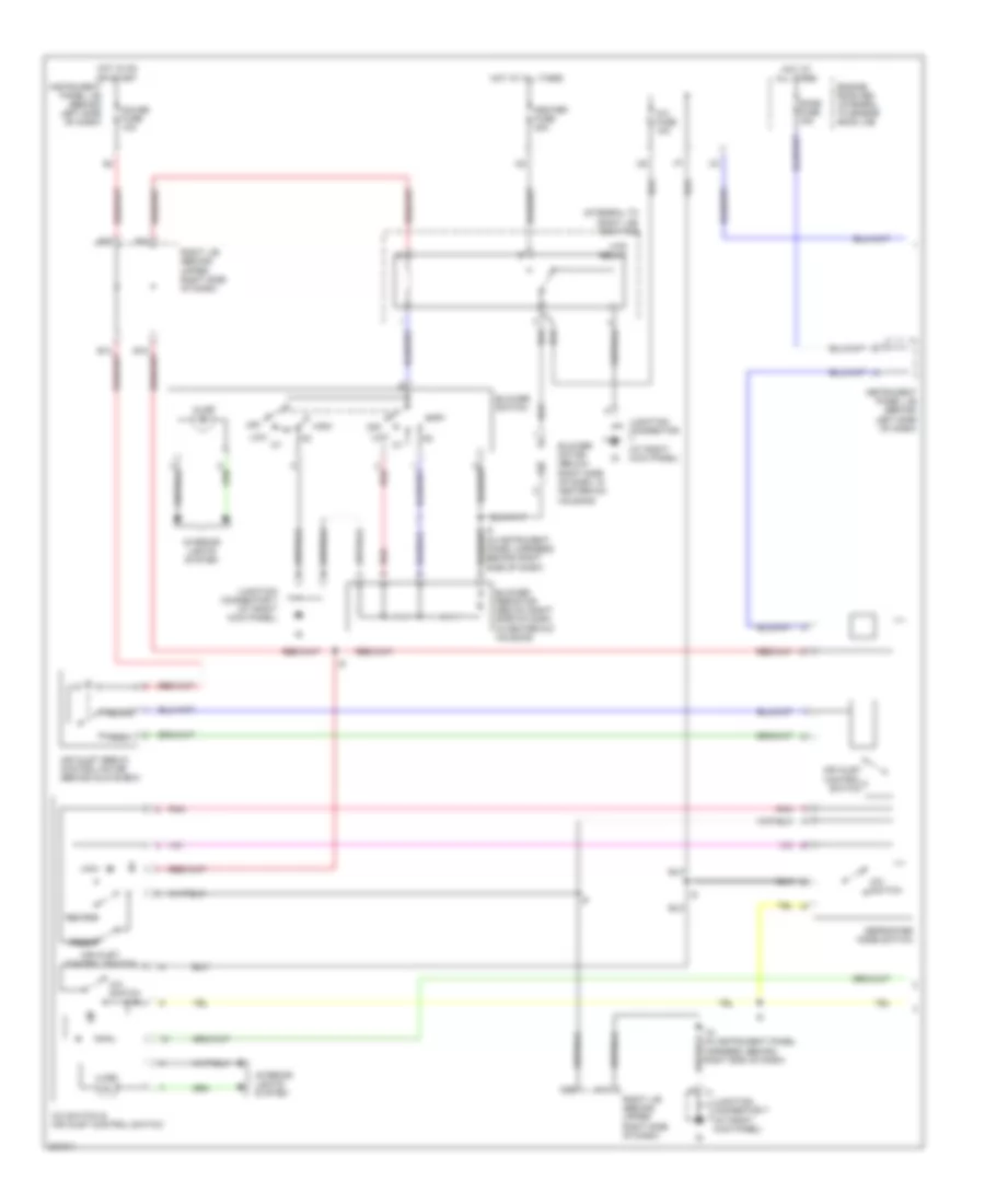 Manual AC Wiring Diagram (1 of 2) for Toyota Matrix 2006