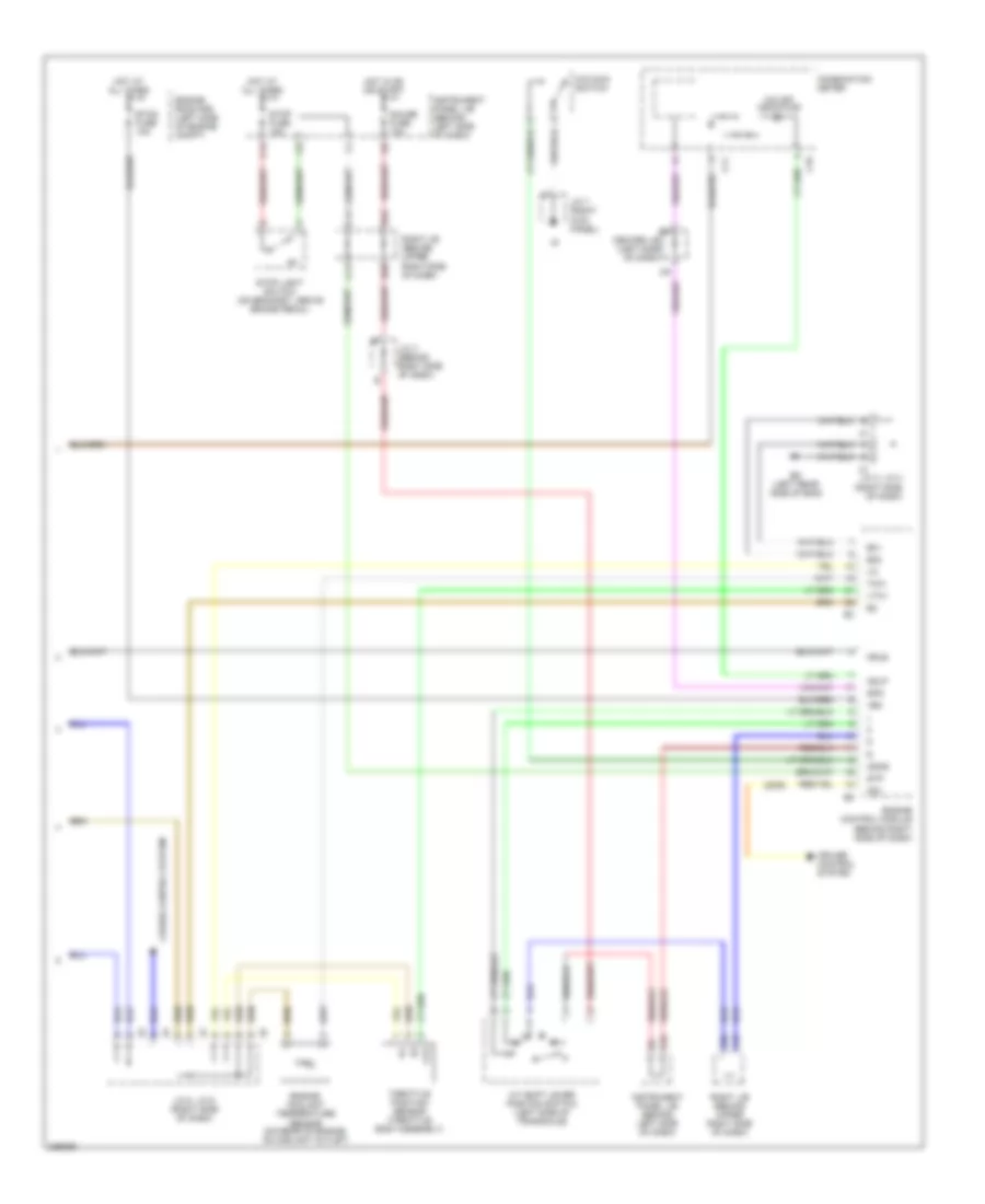 A T Wiring Diagram 4WD 2 of 2 for Toyota Matrix 2006