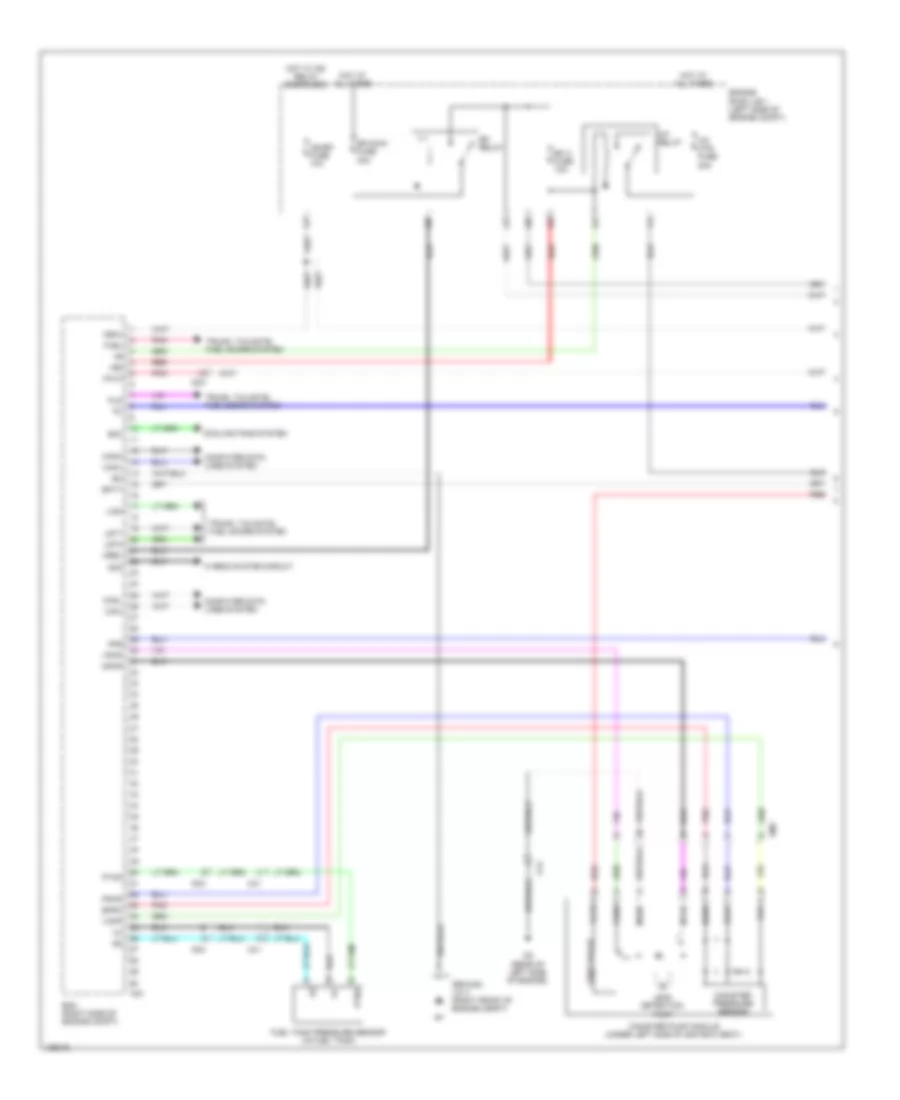 3 5L Hybrid Engine Controls Wiring Diagram 1 of 7 for Toyota Highlander XLE 2014