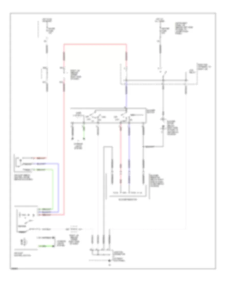 Heater Wiring Diagram for Toyota Corolla S 2007