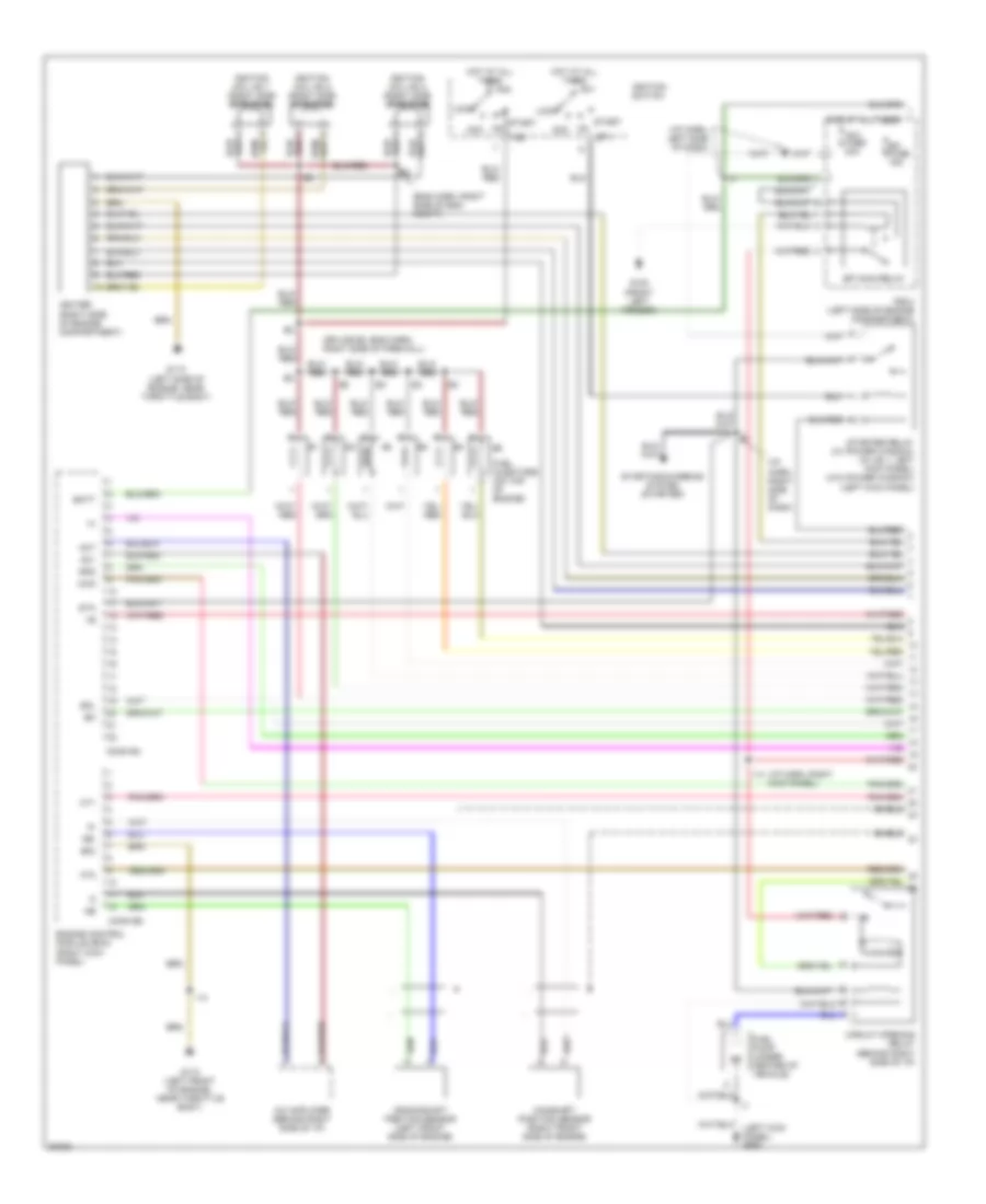 3.4L, Engine Performance Wiring Diagrams, MT (1 of 4) for Toyota T100 1996