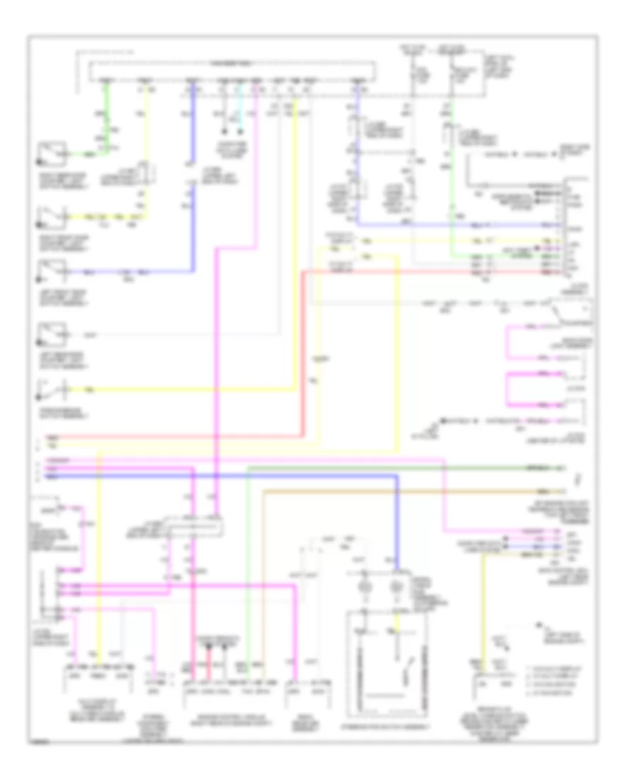 Instrument Cluster Wiring Diagram (2 of 2) for Toyota Land Cruiser 2014