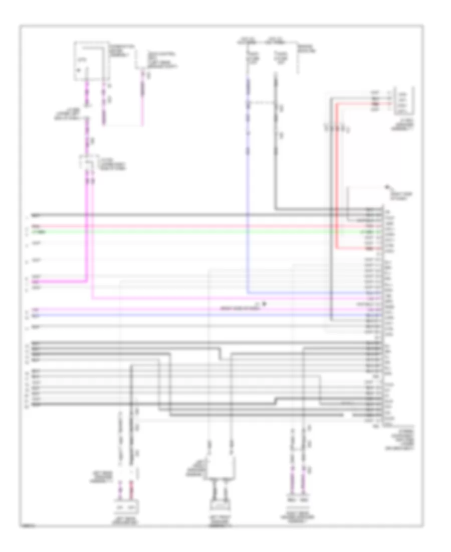 Navigation Wiring Diagram 5 of 5 for Toyota Land Cruiser 2014