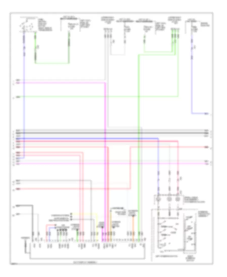 Radio Wiring Diagram, with Navigation (2 of 5) for Toyota Land Cruiser 2014