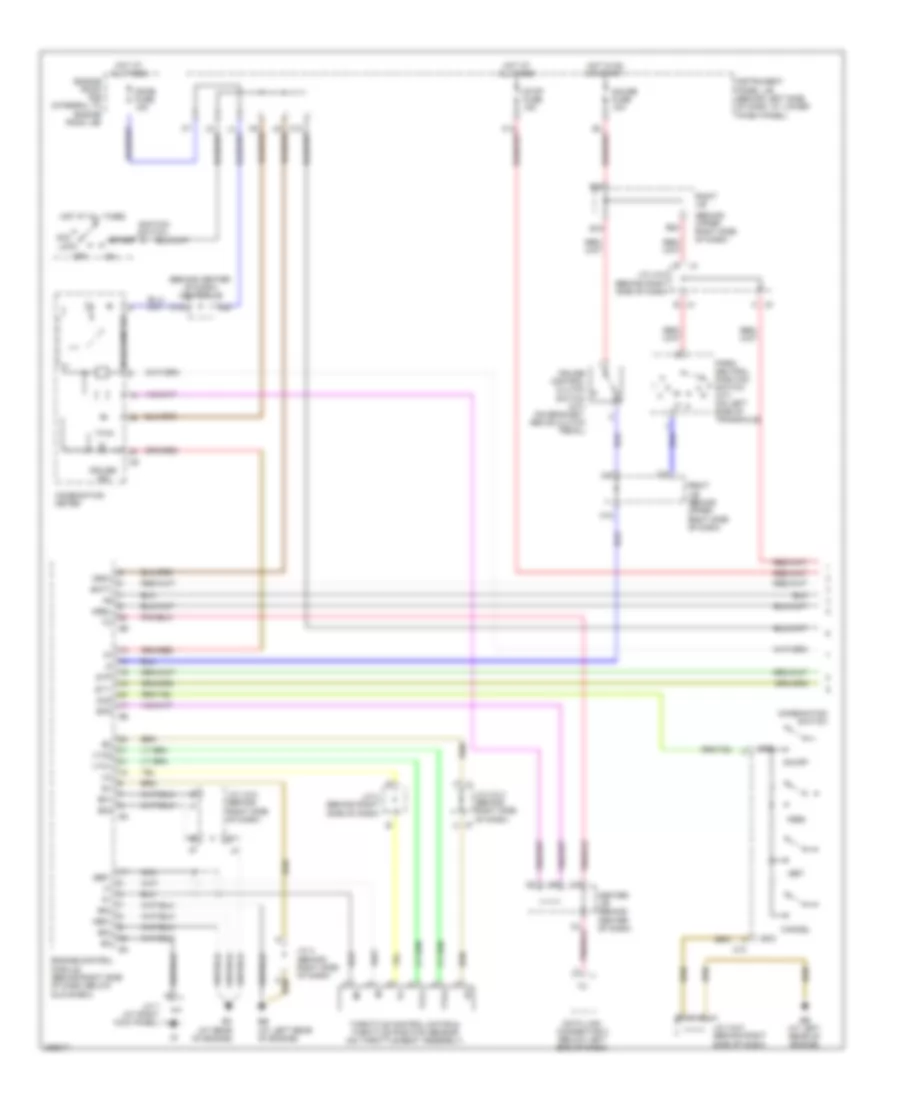 Cruise Control Wiring Diagram 1 of 2 for Toyota Corolla CE 2008
