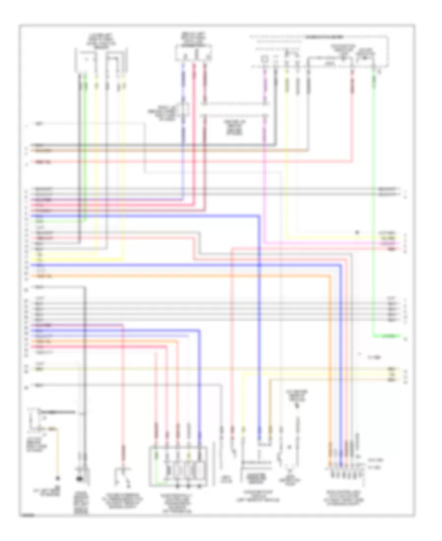 1.8L, Engine Performance Wiring Diagram (2 of 4) for Toyota Corolla CE 2008