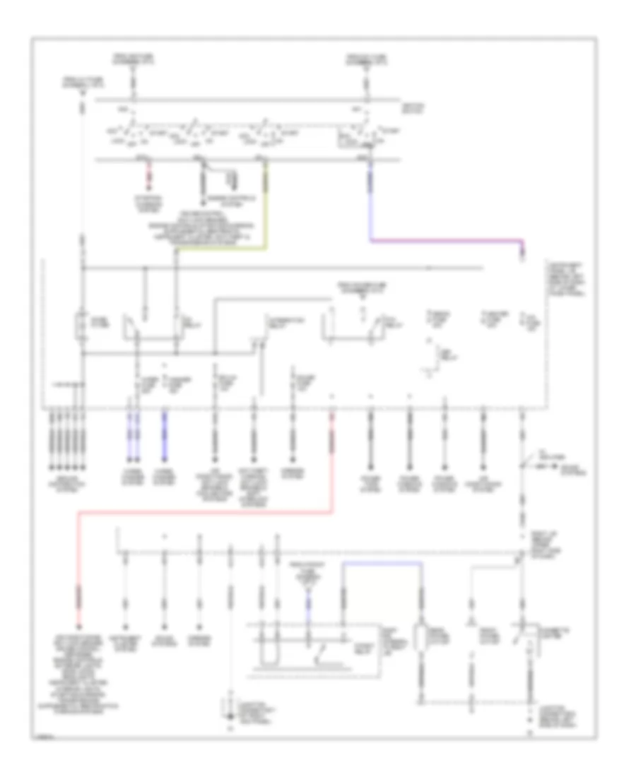 Power Distribution Wiring Diagram (2 of 2) for Toyota Corolla CE 2008