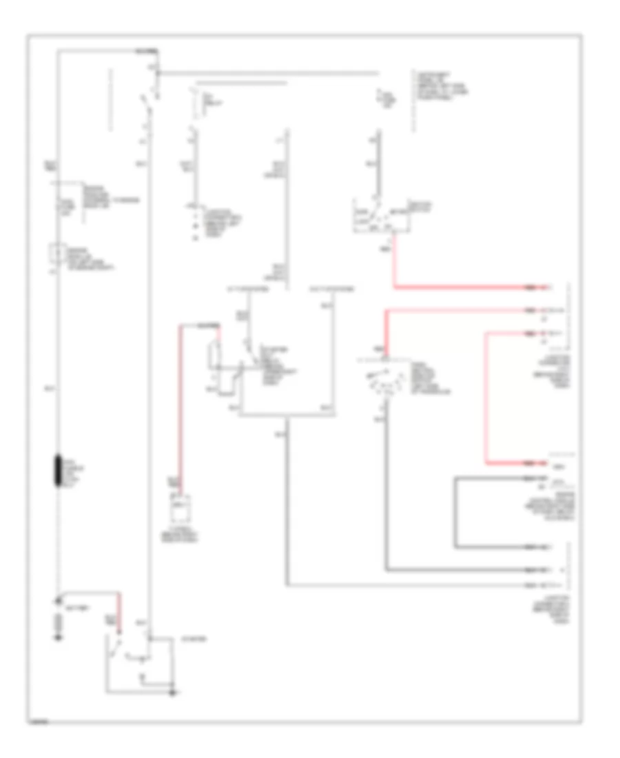 Starting Wiring Diagram, AT for Toyota Corolla CE 2008