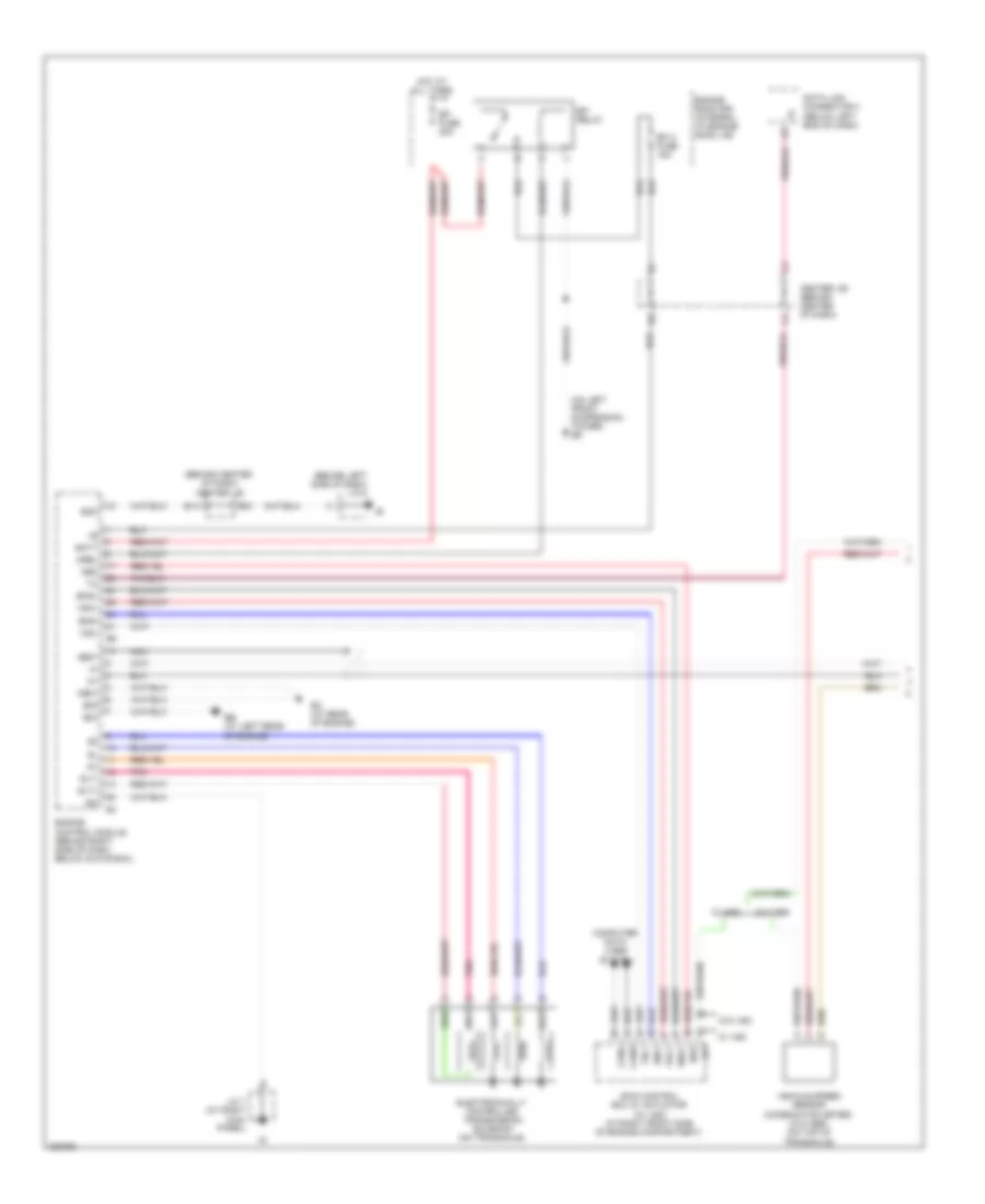 Transmission Wiring Diagram 1 of 2 for Toyota Corolla CE 2008