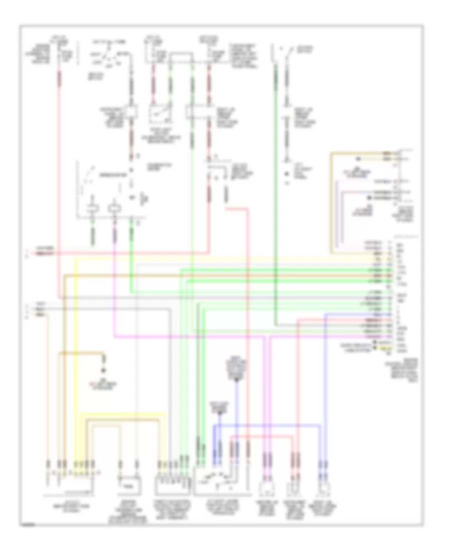 Transmission Wiring Diagram (2 of 2) for Toyota Corolla CE 2008