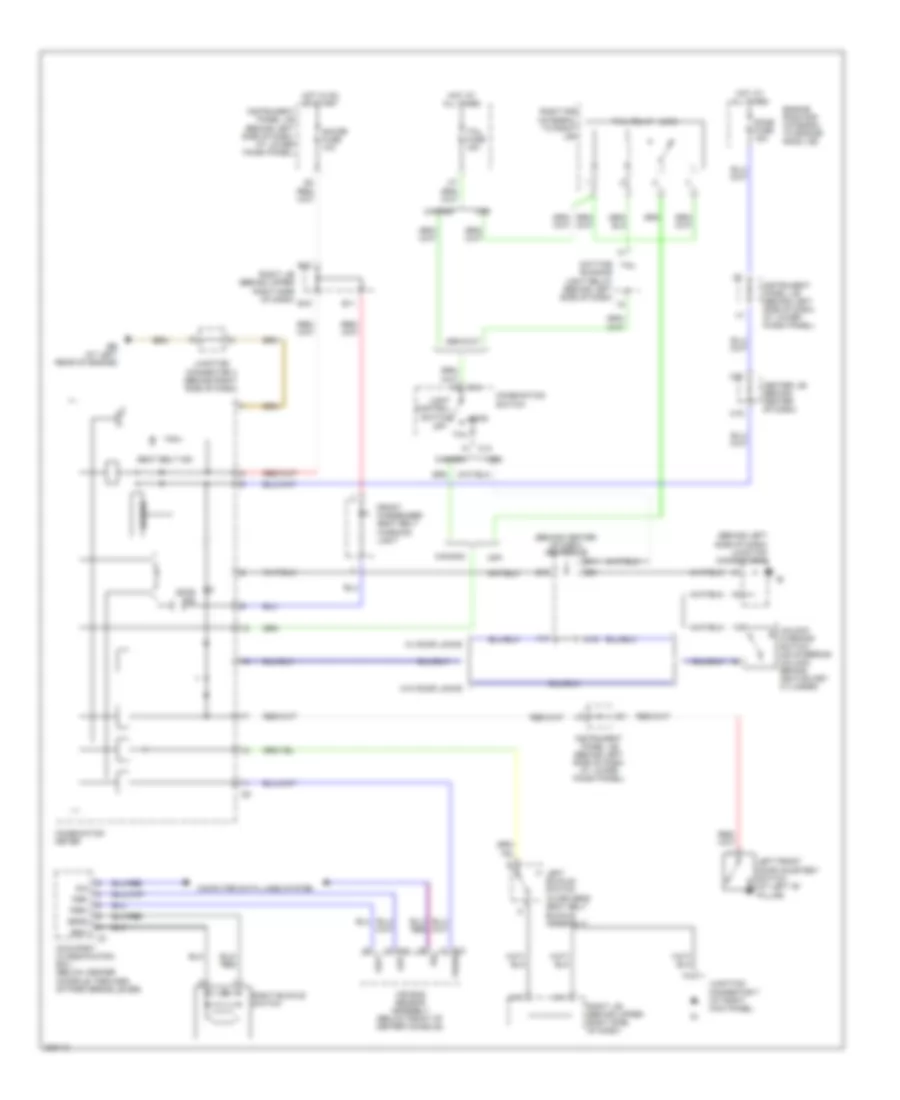 Chime Wiring Diagram for Toyota Corolla CE 2008