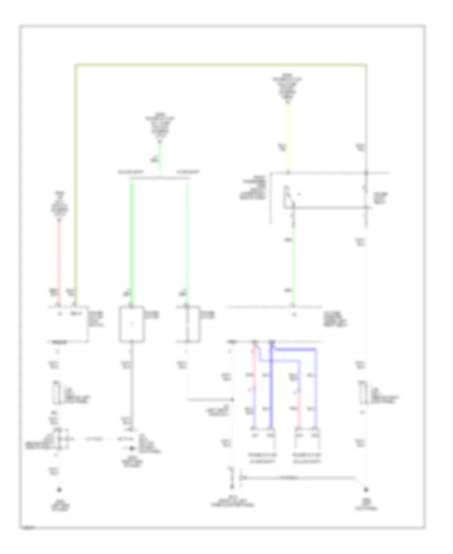 Power Distribution Wiring Diagram (3 of 3) for Toyota Avalon XL 2000