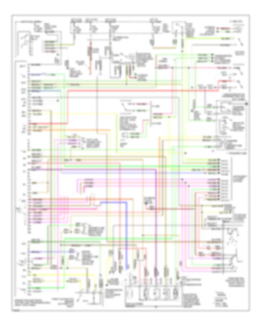 Transmission Wiring Diagram for Toyota Cab  Chassis 1993