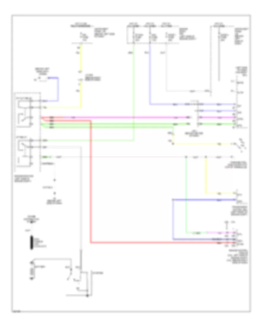 Starting Wiring Diagram, with Smart Key System for Toyota Camry 2010