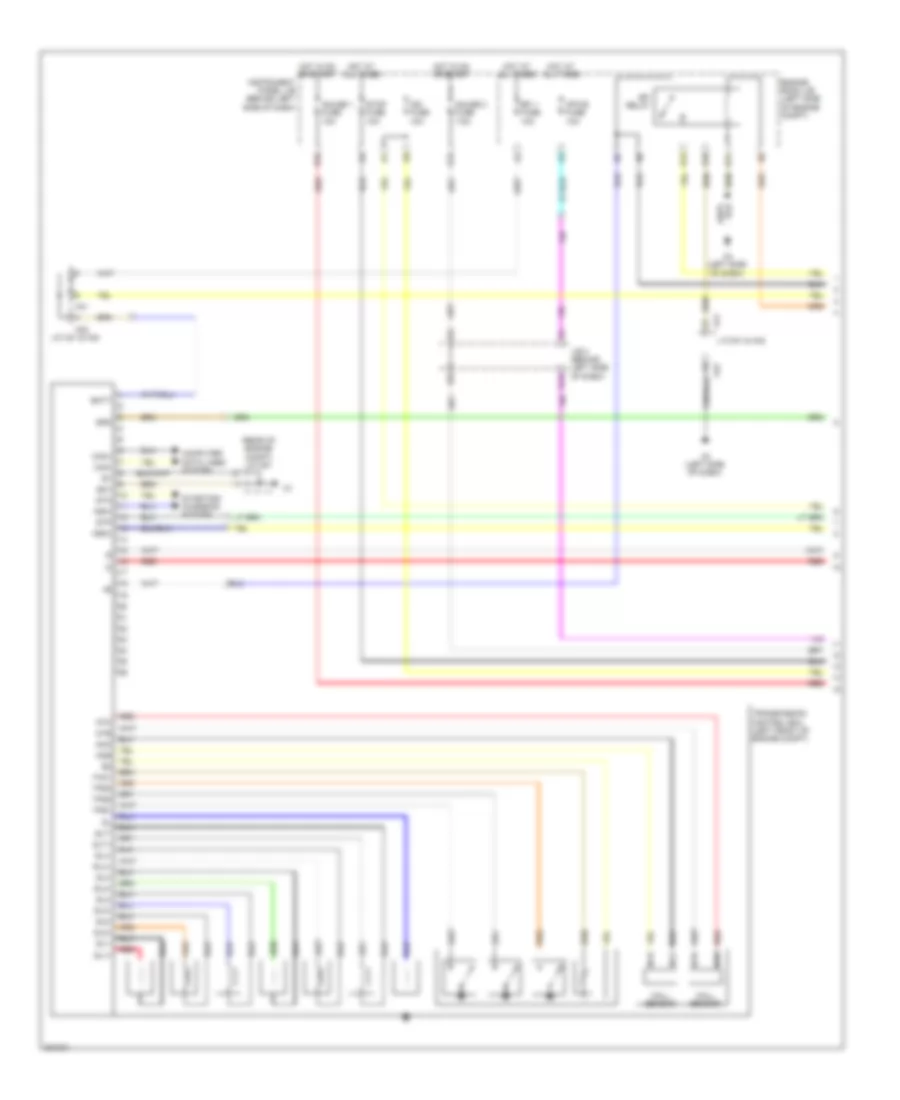 3.5L, Transmission Wiring Diagram (1 of 2) for Toyota Camry 2010