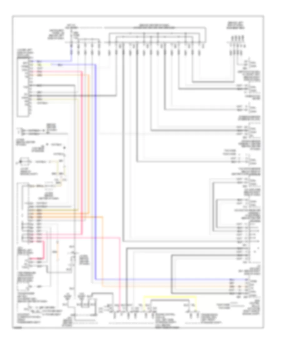 Computer Data Lines Wiring Diagram Except Hybrid for Toyota Camry 2010