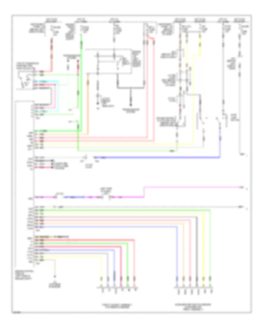 2.5L, Cruise Control Wiring Diagram, Except Hybrid (1 of 2) for Toyota Camry 2010