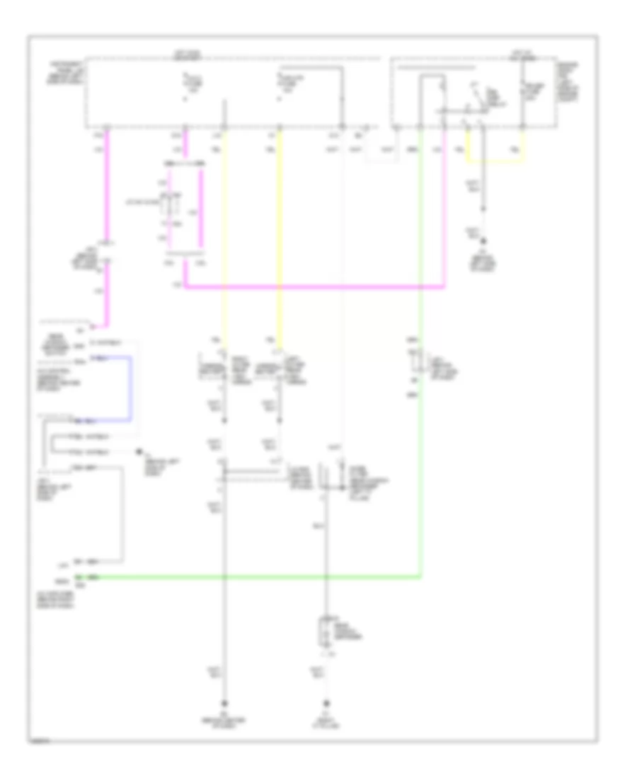 Defoggers Wiring Diagram Except Hybrid for Toyota Camry 2010