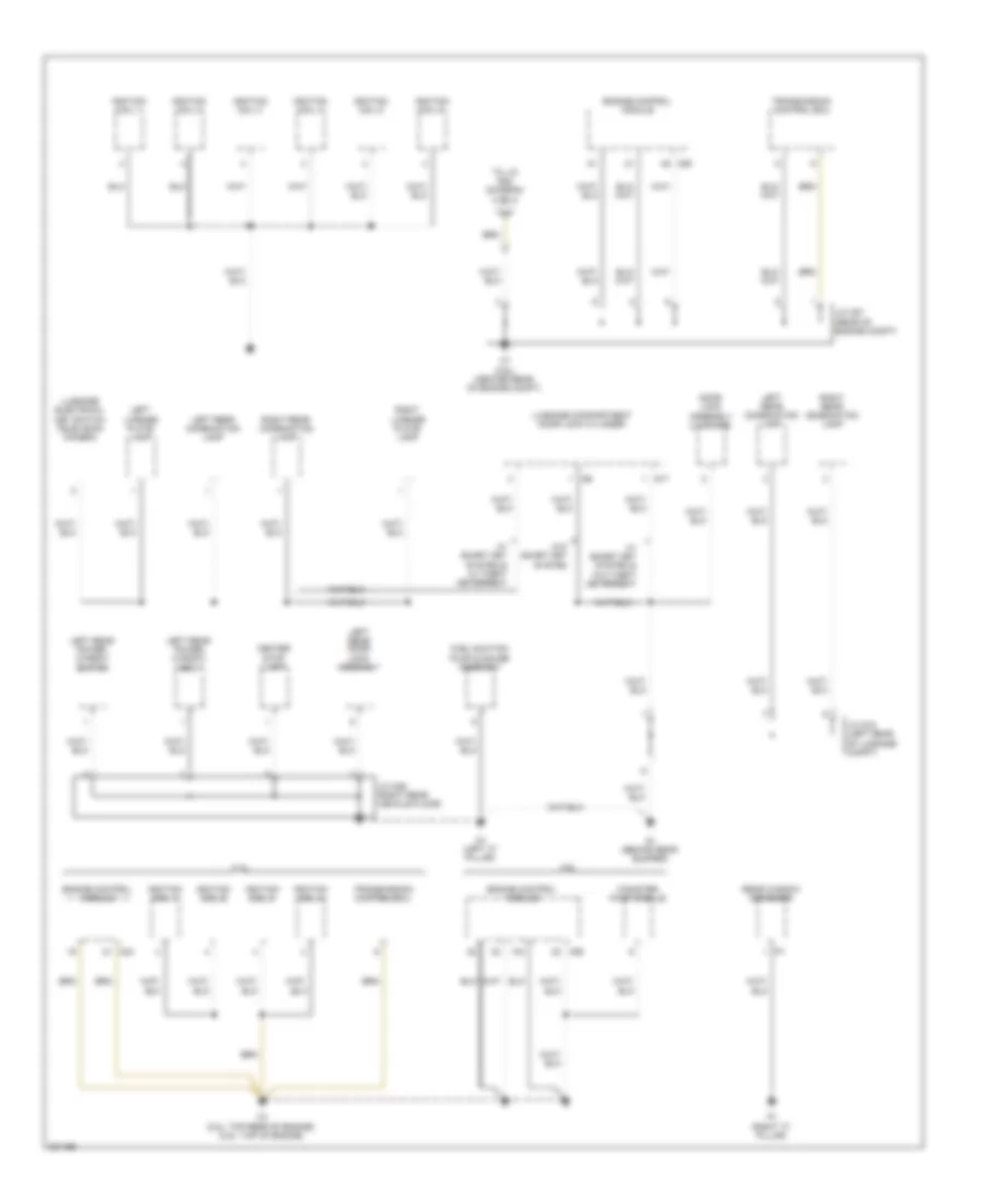 Ground Distribution Wiring Diagram Except Hybrid 1 of 4 for Toyota Camry 2010