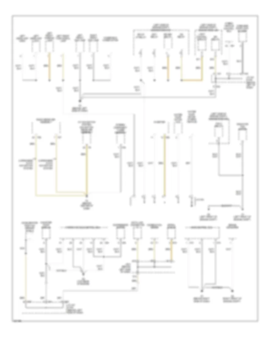 Ground Distribution Wiring Diagram, Hybrid (1 of 4) for Toyota Camry 2010