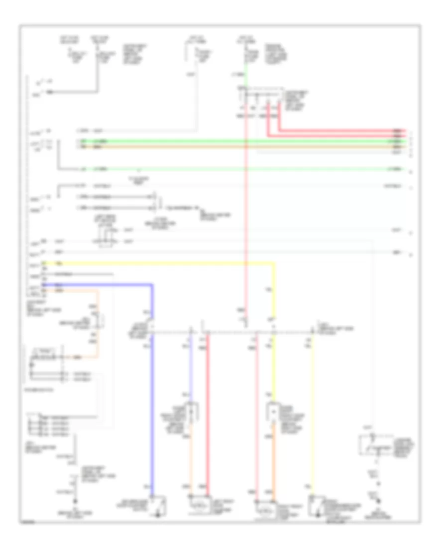 Courtesy Lamps Wiring Diagram, Hybrid (1 of 2) for Toyota Camry 2010