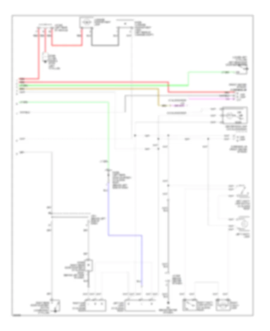 Courtesy Lamps Wiring Diagram, Hybrid (2 of 2) for Toyota Camry 2010