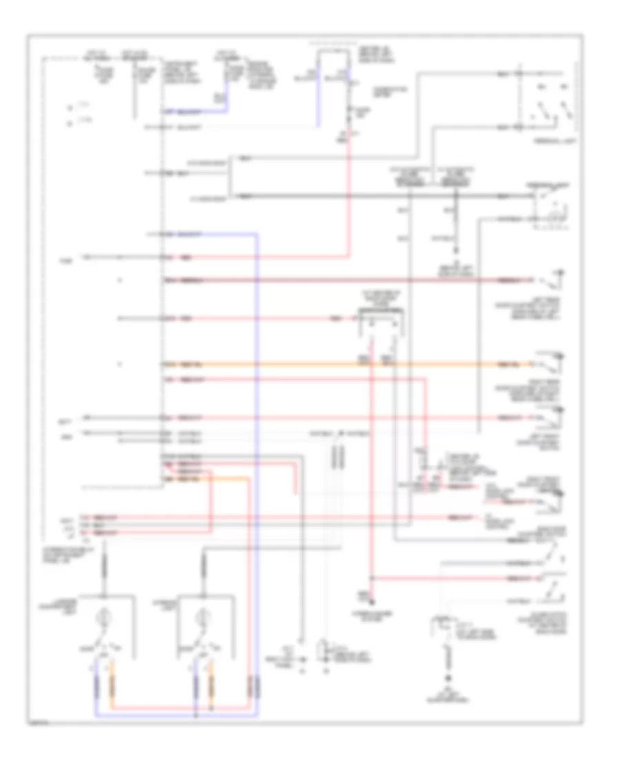 Courtesy Lamps Wiring Diagram for Toyota Matrix XR 2006