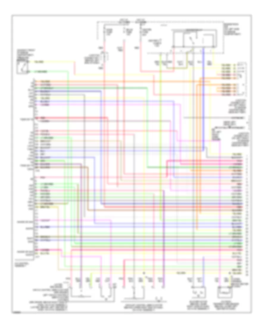 Automatic A C Wiring Diagram 1 of 3 for Toyota 4Runner SR5 2005