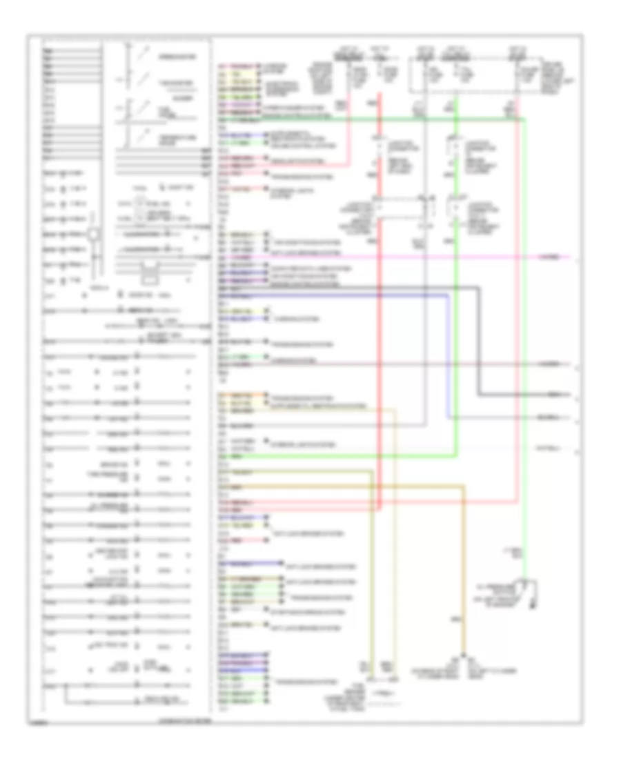 Instrument Cluster Wiring Diagram 1 of 2 for Toyota 4Runner SR5 2005
