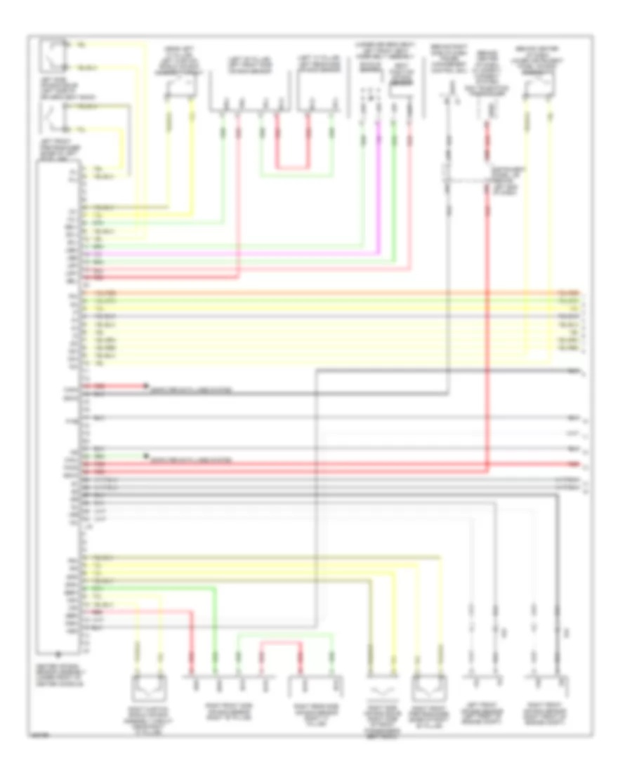 Supplemental Restraint Wiring Diagram (1 of 2) for Toyota Prius 2014