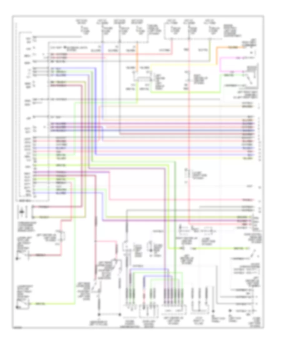 Forced Entry Wiring Diagram 1 of 2 for Toyota FJ Cruiser 2009