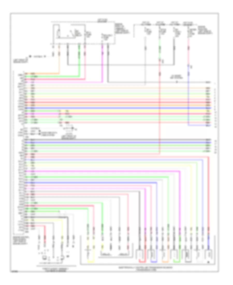 2 5L Transmission Wiring Diagram 1 of 2 for Toyota Camry LE 2012