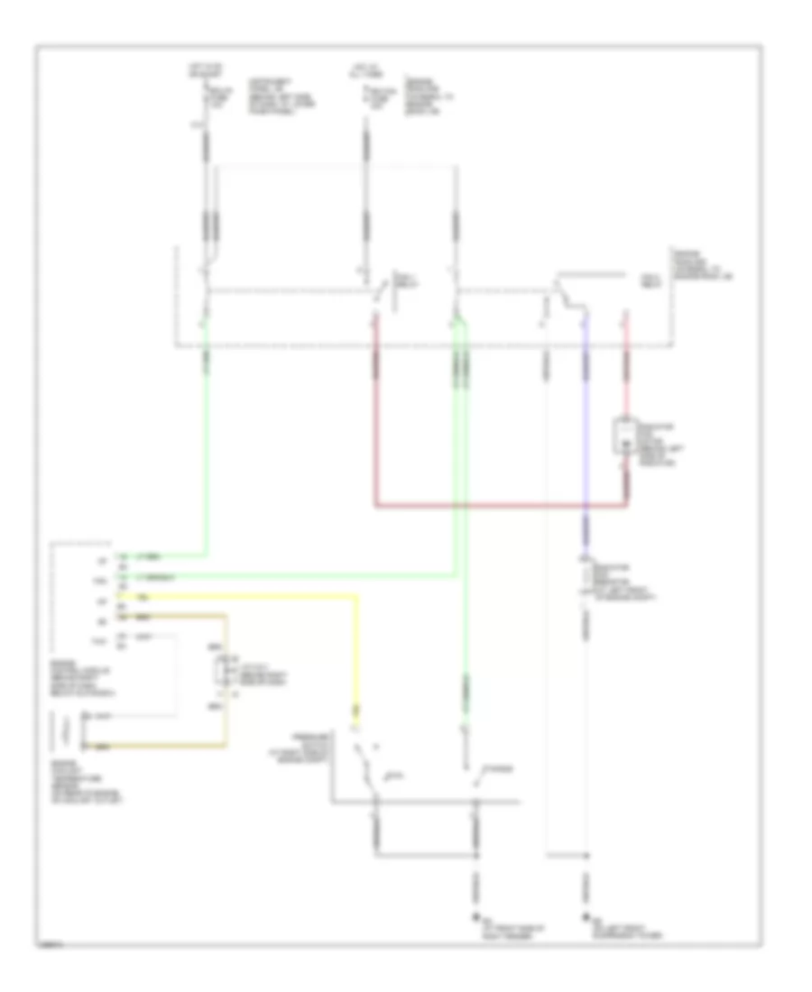 Cooling Fan Wiring Diagram for Toyota Corolla LE 2008